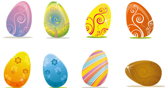 Easter Eggs Vector Design